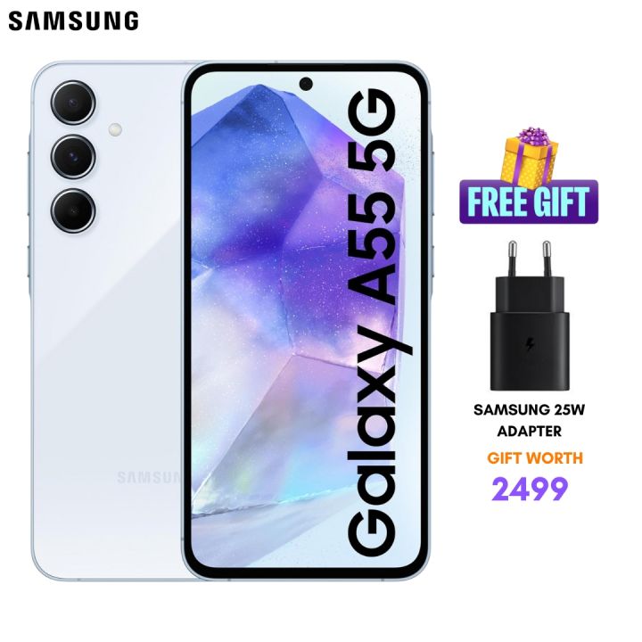 Samsung Galaxy A55 5G (8GB/256GB) | 6.6" Super AMOLED 120Hz Display | Exynos 1480 | 5000mAh Battery