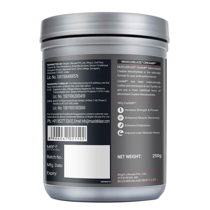 MuscleBlaze%20Creatine%20Monohydrate%20250g%2083%20Servings%20with%20CREAMP%20Micronized%20Powder%20for%20Muscle%20Building%20-%20Image%208