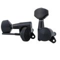 6PCS/Set Professional Chrome Guitar Locking Tuners Lock String Silver/Gold/Black Guitar Tuning Pegs Electric Guitar Machine Heads Tuners. 