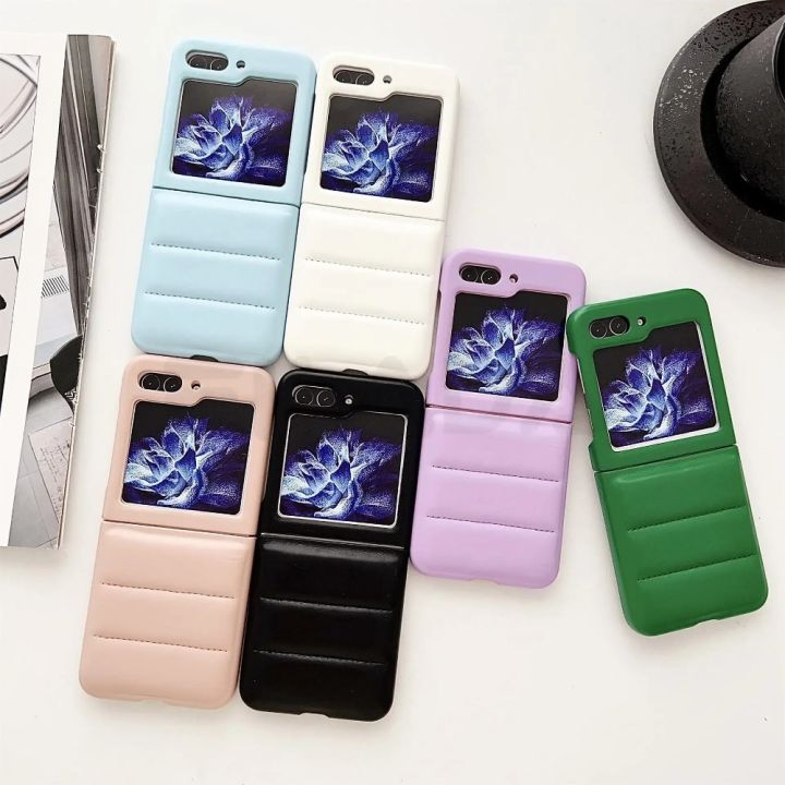 HODON%20Luxury%20Colorful%20Matte%20Plain%20PU%20Folding%20Phone%20Case%20For%20Samsung%20Galaxy%20Z%20Flip%206%205%204%203%20Cases%20Shockproof%20Protection%20Soft%20Back%20Cover%20-%20Image%209