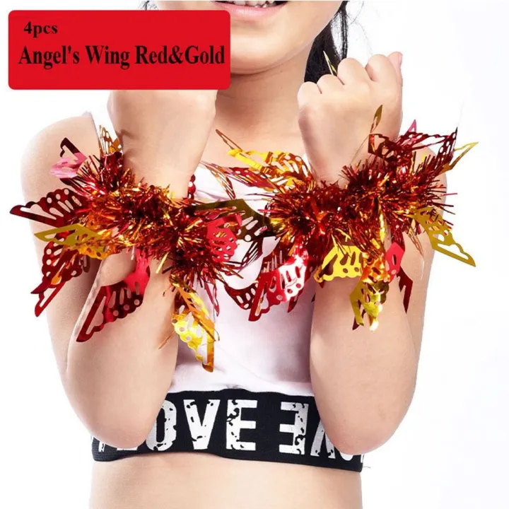 4pcs/2pairs%20Plastic%20handle%20Fancy%20Competition%20Flower%20Cheerleading%20Cheering%20Ball%20Cheerleader%20Pompoms%20Club%20Sport%20Supplies%20Dance%20Party%20Decorator%20-%20Image%209