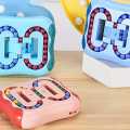 Flat Rotating Magic Bean Intelligence Fingertip Cube Rolling Ball Magic Disk Finger Gyro Cube Stress Reliever Education Toys. 