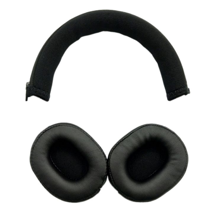 Headphone%20Sponge%20Leather%20Case%20Earmuffs%20Head%20Beam%20Protective%20Cover%20Beam%20Pad%20for%20-SR5%20SR5BT%20Brown%20-%20Image%202