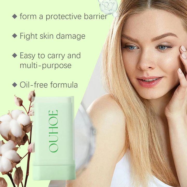 Cotton Soft Matte Sun Stick SPF50+ PA++++ – Lightweight Anti-UV Face & Body Sunscreen Stick with Moisturizing and Refreshing Formula for Daily Sun Protection