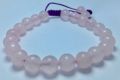Rose Quartz Stones Beaded Bracelet 10 MM Beads For Women. 
