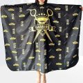 Wenefang 【 s】1pc Salon Barber Cape with Neck Dusting Brush - Professional Bargain price Hair Cutting Cape for Stylists and Barbers. 