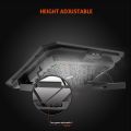 MeeTion MT – CP3030 RGB Light Laptop Cooling Pad with Adjustable Stand. 