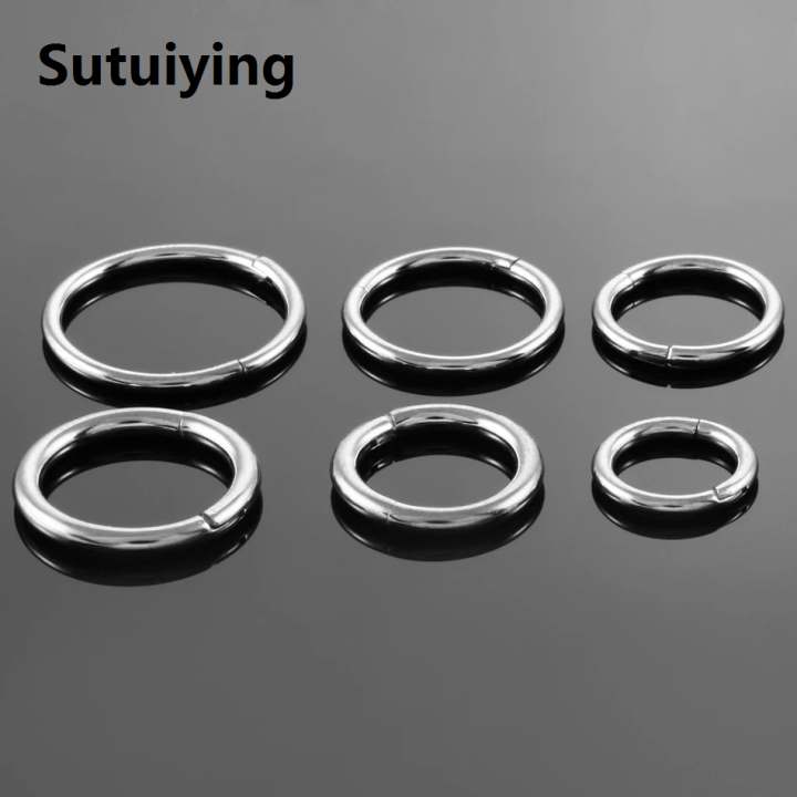 Sutuiying%201PC%20Titanium%2020G%20Hinged%20Segment%20Nose%20Septum%20Rings%20Body%20Clips%20Hoop%20For%20Women%20Men%20Cartilage%20Helix%20Lip%20Eyebrow%20Piercings%20Jewelry%20-%20Image%205
