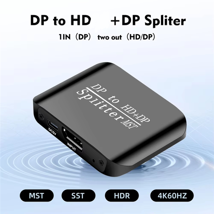 For%20Dual%20Monitor%20Extended%20Display%20Computer%20MST%20Hub%20MST%20DisplayPort%20to%20DisplayPort%20Adapter%20-%20Image%204