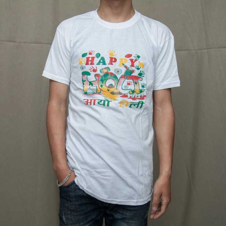 Fashion%20Unisex%20Holi%20Printed%20T%20Shirt%20Summer%20Cute%20Printed%20T-Shirt%20%20Casual%20Streetwear%20Short%20Sleeve%20Tee%20Shirts%20By%20Rc%20(Assorted%20Print)%20-%20Image%202