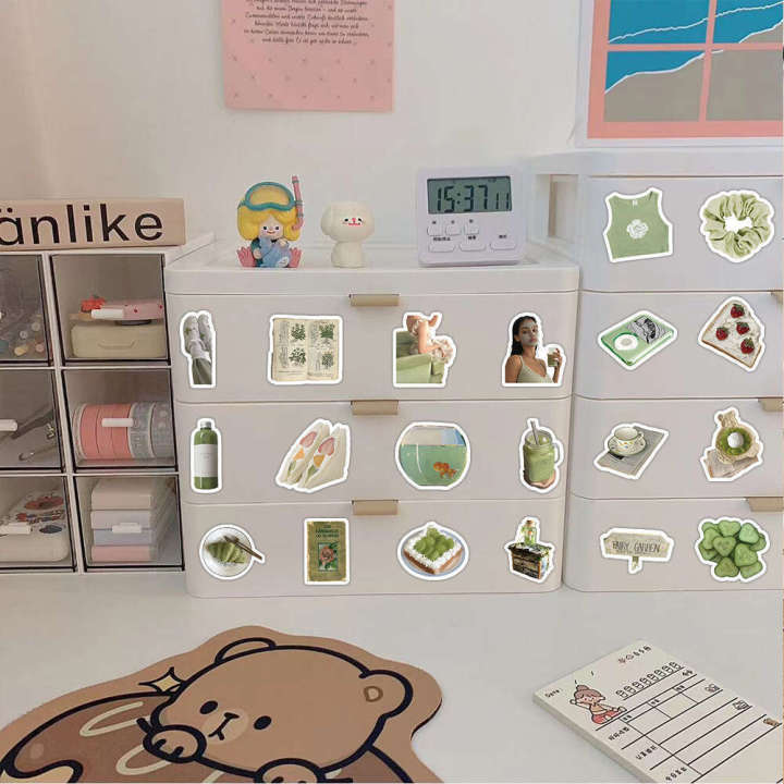 60%20Ins%20Style%20Blue%20Cute%20Girl%20High-Value%20Realistic%20Decorative%20Epoxy%20Phone%20Case%20Small%20Stickers%20Waterproof%20-%20Image%204