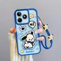 lthmy for Realme C53 / C51 phone cover shockproof rubber soft casing new design cute case with lanyard. 