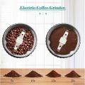 Electric Coffee Grinder Large Capacity Stainless Steel Electric Coffee Bean Grinder 200W Grain Mill for Spices Nuts Grains Dry Herb. 