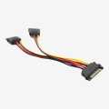 Twin Sata Power Y Splitter Cable Adapter. 