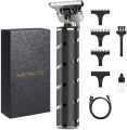 Kemei KM-T9 Clipper HairTrimmer Rechargeable Cordless For Men Beard Trimmer 0mm Baldheaded Hair Clipper Cutting Machine. 