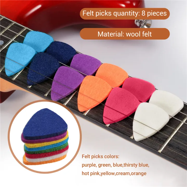 Ukulele%20Picks%20Felt%20Picks/Plectrums%20For%20Ukulele%20And%20Guitar,8%20Pieces%20-%20Image%204