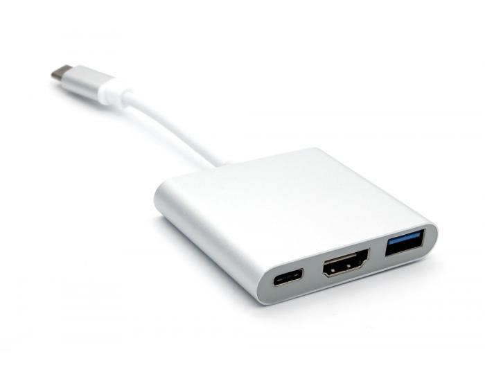 Typ-C to Hdmi/Usb/TypC Connector ( Mac Book Cable)