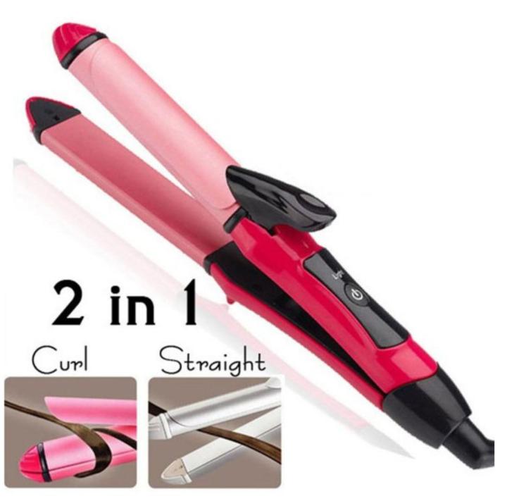 Nova%202-in-1%20Hair%20Straightener%20and%20Curler%20,%20Hair%20Iron-%20Pink%20-%20Image%204