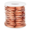 Soft Copper Wire for Electroculture Plants Bare Pure Copper Wire,1 Pound Spool,24 Gauge,0.020 Inch Dia,853.6 Inch Length. 