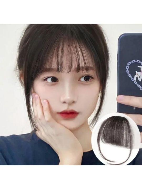 Fake%20Air%20Bangs%20Clip%20In%20Synthetic%20Hair%20Extension%20Natural%20Fake%20Bangs%20For%20Women%20Hair%20Styling%20-%20Image%205