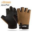 Bicycle Mountain Bike Gloves Bicycle Sports Breathable Gloves 1 Pair Half Finger Summer Riding Non-Slip Golf, Gloves. 