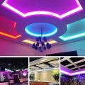 5M RGB LED Strip Light with Remote Control - Room Decoration Lighting. 