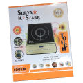 SURYA Induction Stove Cooktop 2000 Watt Touch Panel. 