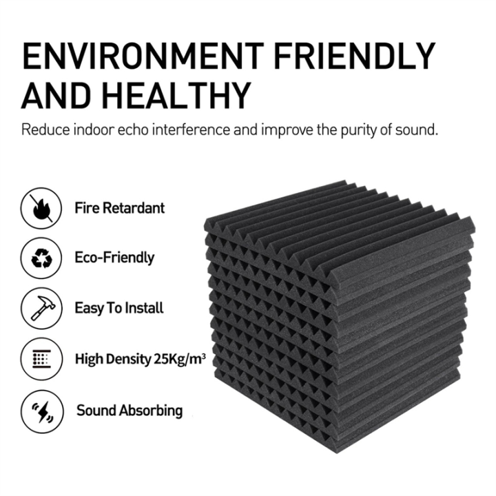 ARELENE%2052%20Pack%20Acoustic%20Foam%20Panels%201%20X%2012%20X%2012inch%20Soundproofing%20Noise%20Cancelling%20Wedge%20Panels%20for%20Home%20Office%20Recoding%20Studio%20-%20Image%202