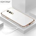 Hontinga for OPPO R17 Pro Back Cover Luxury 6D Plating Frame Shiny Bling Soft Silicone Phone Case. 