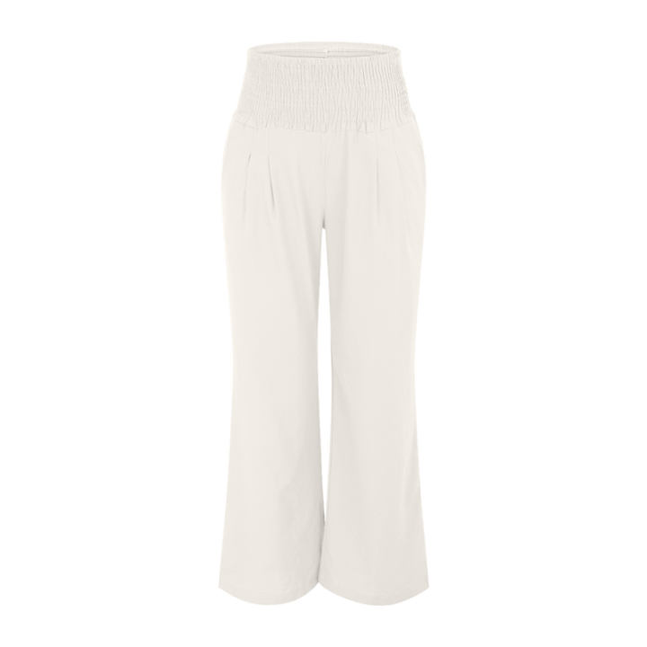 Women's%20High%20Waist%20Pants%20Dark%20Green%20S%20-%20Image%202