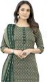 Women Cotton Blend Kurti Pant Dupatta Set Traditional Ethnic wear for Occasion Casual Festive Party Wedding. 