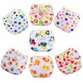 100% Cloth Diapers For Babies (0-2 Years), Reusable, Washable & Adjustable Nappies (Multicolor Pack Of 5 Cloth Diaper And 5 Insert Pads). 