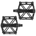 Pair Practical Double Ball Bicycle Pedals Ultra-Light Aluminum Alloy Mountain Bike Pedals Flat Anti Skid Cycling Treadle Platform Road Cycling Accessories. 