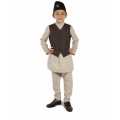 National Nepali Formal Dress Dhaka Daura Suruwal For Kids/Boys. 