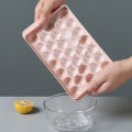 1Pc 3D Round Ice Cube Tray with Lid Plastic Diamond Spherical Style Ice Mold DIY Mould Ice Ball Maker Kitchen Tools. 