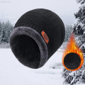 WENYAN 【TANGO】3pcs/set Fashion Knitted Hat Men Women's Winter 2022 Hats With Scarves And Touch Screen Gloves Thick Warm Beanie Hat Men Caps. 