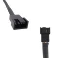 OUMERY 4PCS 4 Pin PWM Fan Extension Power Cable Connector Case Male to Female Extending Cables for 4 Pin/3Pin Fan. 