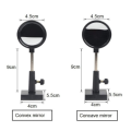 FORIDE 2X Physical Optics Experiment Set Convex Lens Concave Lens Triangular Prism Plane Mirror Convex Mirror Optical Lens. 