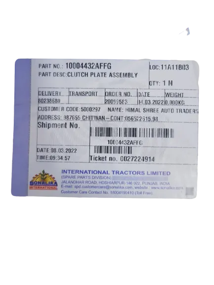 Sonalika%20Tractor%20Clutch%20Plate%20Assembly%20-%20Image%203