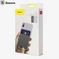 Baseus Back Stick Silicone Card Bag French Grey. 