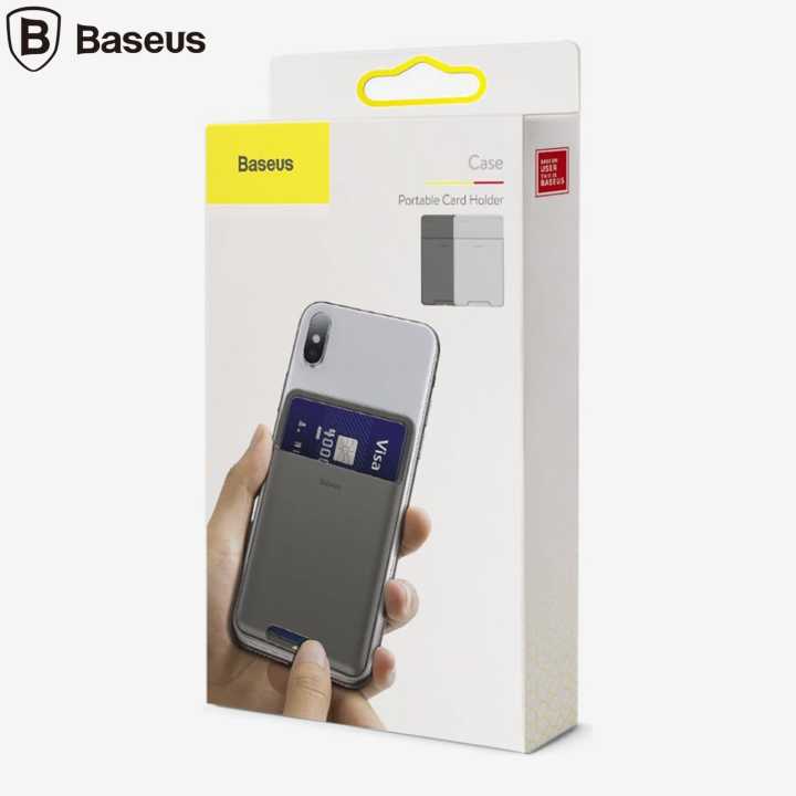 Baseus%20Back%20Stick%20Silicone%20Card%20Bag%20French%20Grey%20-%20Image%202