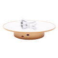 Motorized Turntable Display for Mannequin Head Wig Display Stand 360 Degree Electric Rotating Display Turntable Golden. 