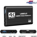 Video Capture Card 4K-2K HDMI to USB 3.0 1080P 60 FPS Live Streaming Video Recording studio. 