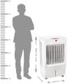 Cello Osum 50 Liter Desert Air Cooler With Remote control (White). 