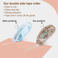 Double Sided Tape Roller - 8 Pack Adhesive Scrapbook Glue Tape Runner Roller (8mm X 210Ft) Easy Install Easy to Use. 