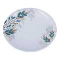 Melamine Plate Flower Printed, Set Of 6. 