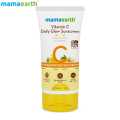 mamaearth Vitamin C Daily Glow Sunscreen with Vitamin C & Turmeric for Sun Protection & Glow - 50 g. 