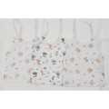 Malmal Printed Baby Voto Cotton Voto Set of 3 Pure Cotton Cute Print 0-12Months Suja Sansar. 