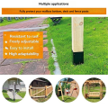 Post Base Protectors Guard for Wooden Mailbox Bracket, Protect Pavilion Deck Railing From Lawnmower. 