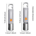 New LED White Laser Bright Light Flashlight Multi-function Digital Display Flashlight COB Large Flood Working Side Light. 